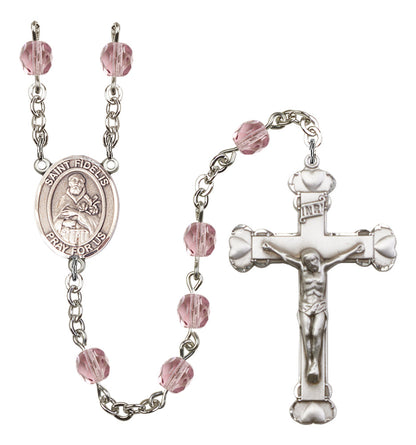 St. Fidelis Rosary - 6MM Fire Polished Beads (8426SS)