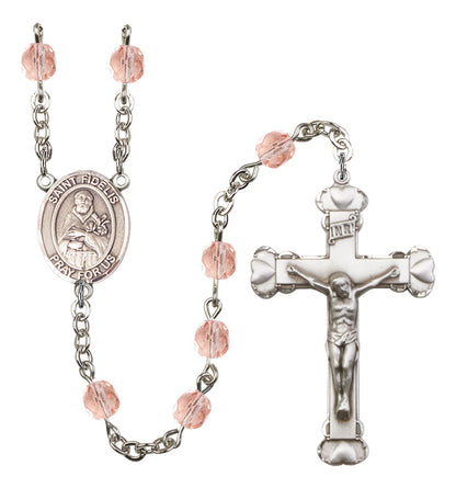 St. Fidelis Rosary - 6MM Fire Polished Beads (8426SS)