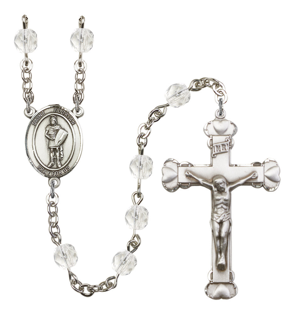 St. Florian Rosary - 6MM Fire Polished Beads (8034SS)