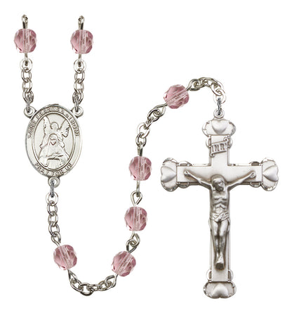 St. Frances of Rome Rosary - 6MM Fire Polished Beads (8365SS)