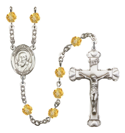 St. Francis De Sales Rosary - 6MM Fire Polished Beads (8035SS)