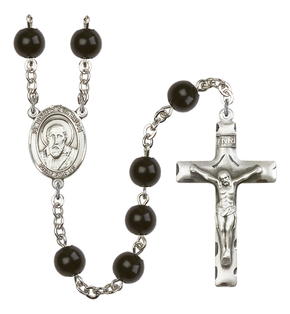 St. Francis De Sales Rosary - 6 Bead Options (8035SS)