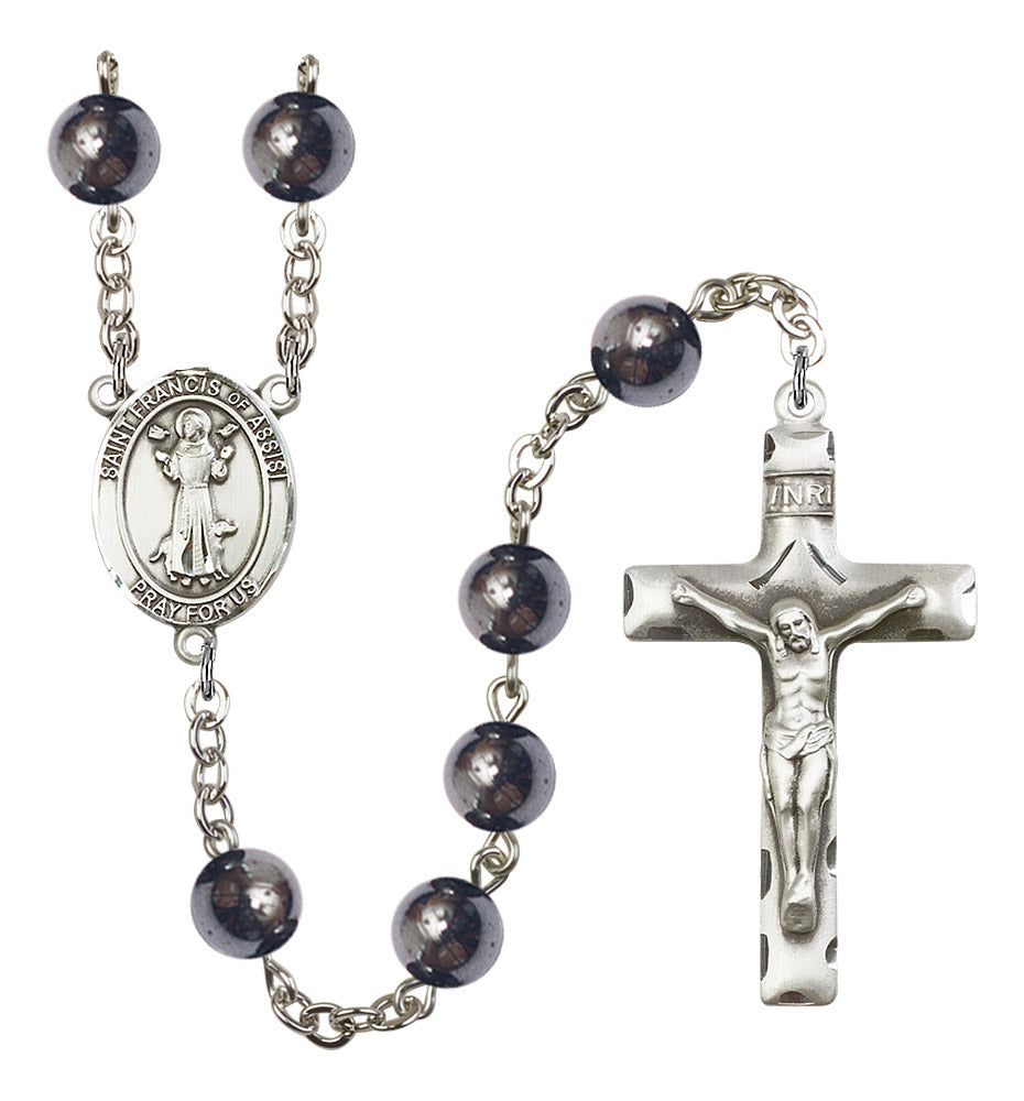 St. Francis of Assisi Rosary - 6 Bead Options (8036SS)