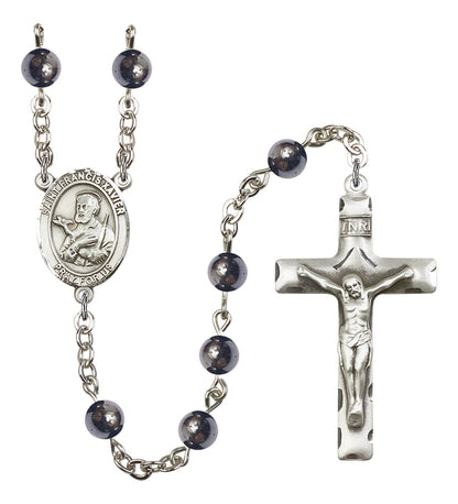 St. Francis Xavier Rosary - 6 Bead Options (8037SS)