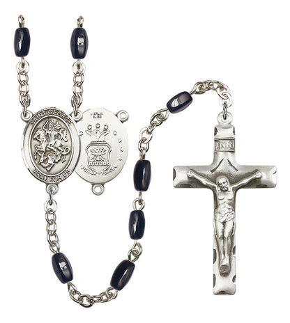 St. George / Air Force Rosary - 6 Bead Options (8040SS1)