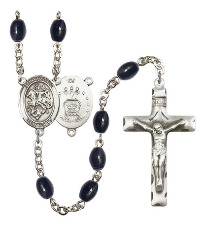 St. George / Air Force Rosary - 6 Bead Options (8040SS1)