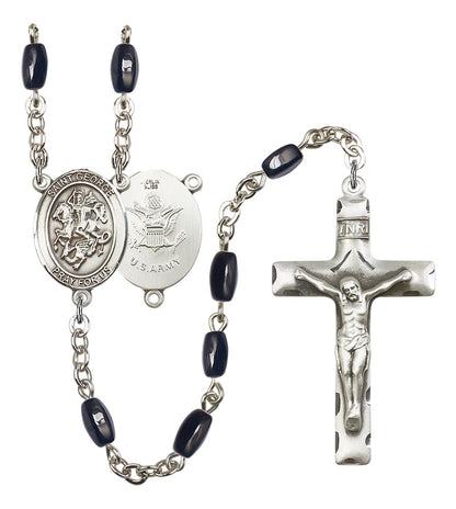 St. George / Army Rosary - 6 Bead Options (8040SS2)
