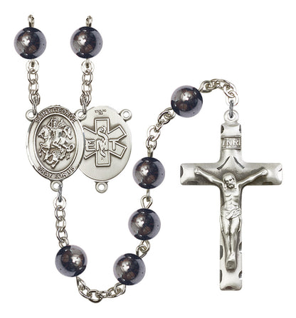 St. George / EMT Rosary - 6 Bead Options (8040SS10)