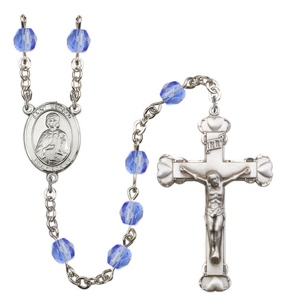 St. Gerald Rosary - 6MM Fire Polished Beads (8404SS)