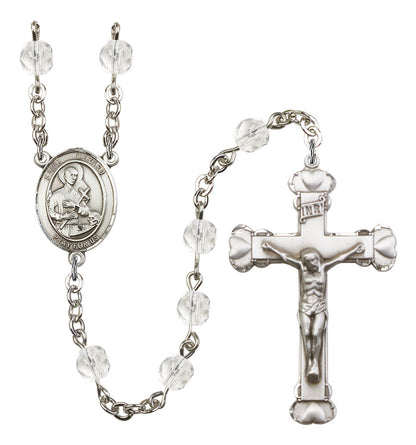 St. Gerard Majella Rosary - 6MM Fire Polished Beads (8042SS)