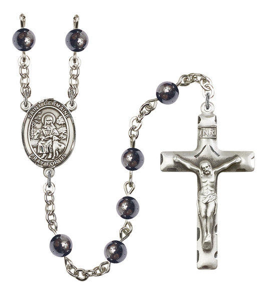 St. Germaine Cousin Rosary - 6 Bead Options (8211SS)