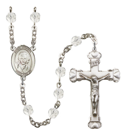 St. Gianna Beretta Molla Rosary - 6MM Fire Polished Beads (8322SS)