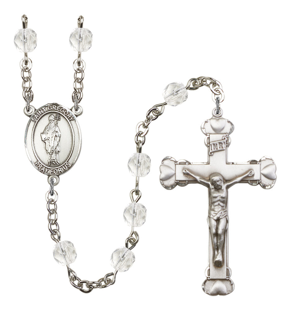 St. Gregory The Great Rosary - 6MM Fire Polished Beads (8048SS)