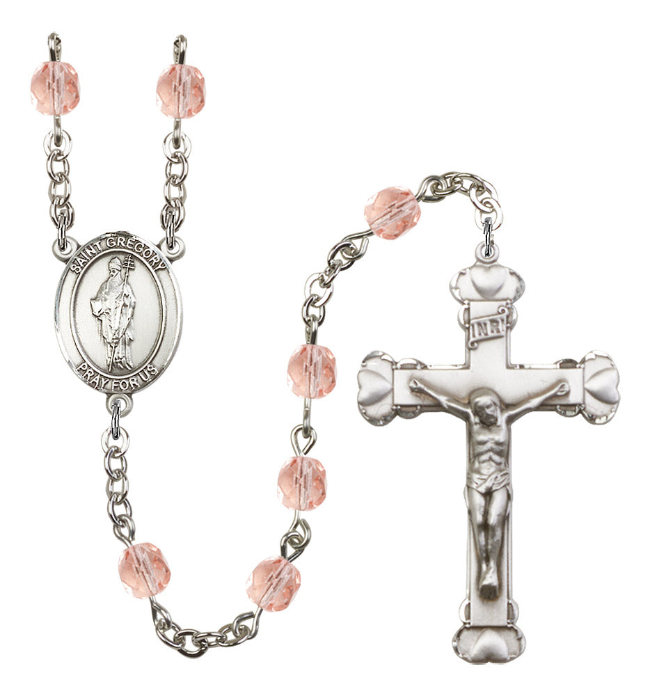 St. Gregory The Great Rosary - 6MM Fire Polished Beads (8048SS)