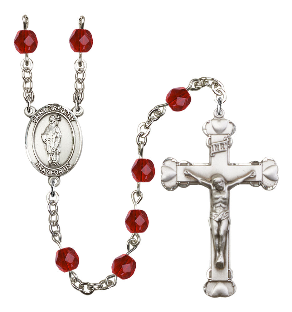 St. Gregory The Great Rosary - 6MM Fire Polished Beads (8048SS)
