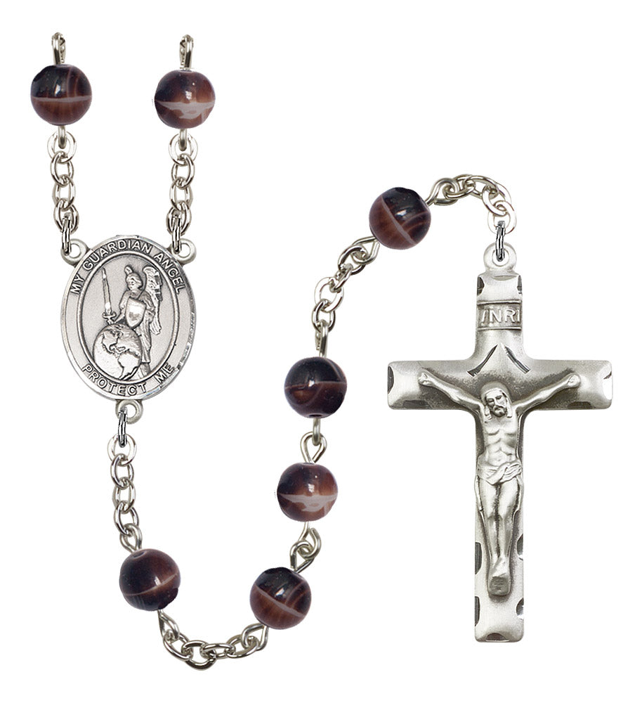 Guardian Angel of The World Rosary - 6 Bead Options (8441SS)