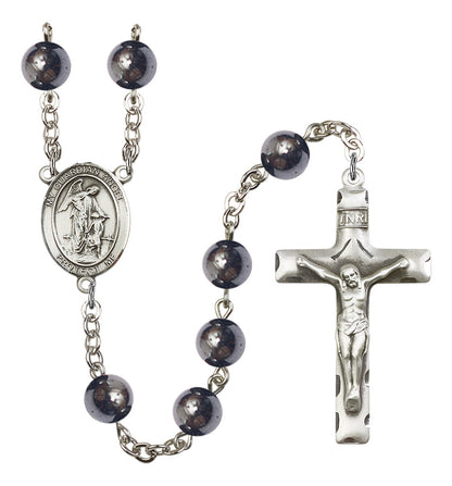 Guardian Angel with Child Rosary - 6 Bead Options (8118SS)