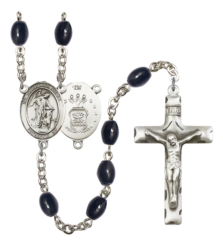 Guardian Angel / Air Force Rosary - 6 Bead Options (8118SS1)