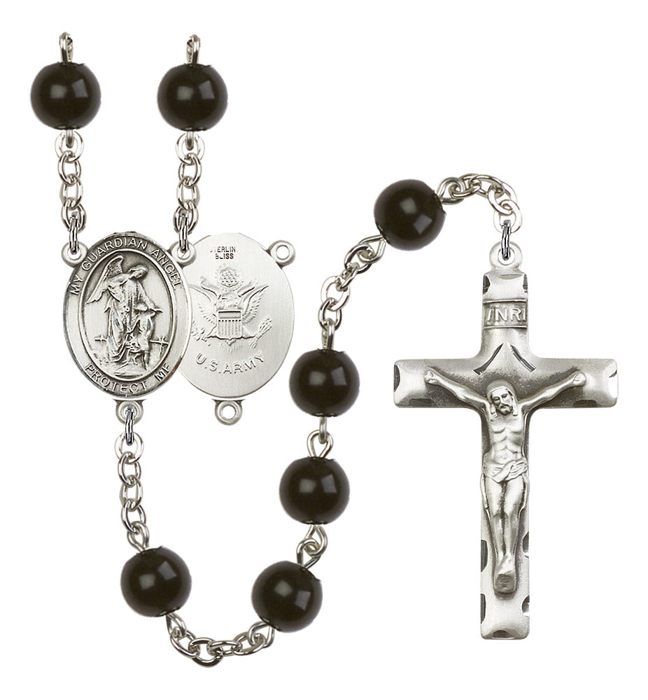 Guardian Angel / Army Rosary - 6 Bead Options (8118SS2)