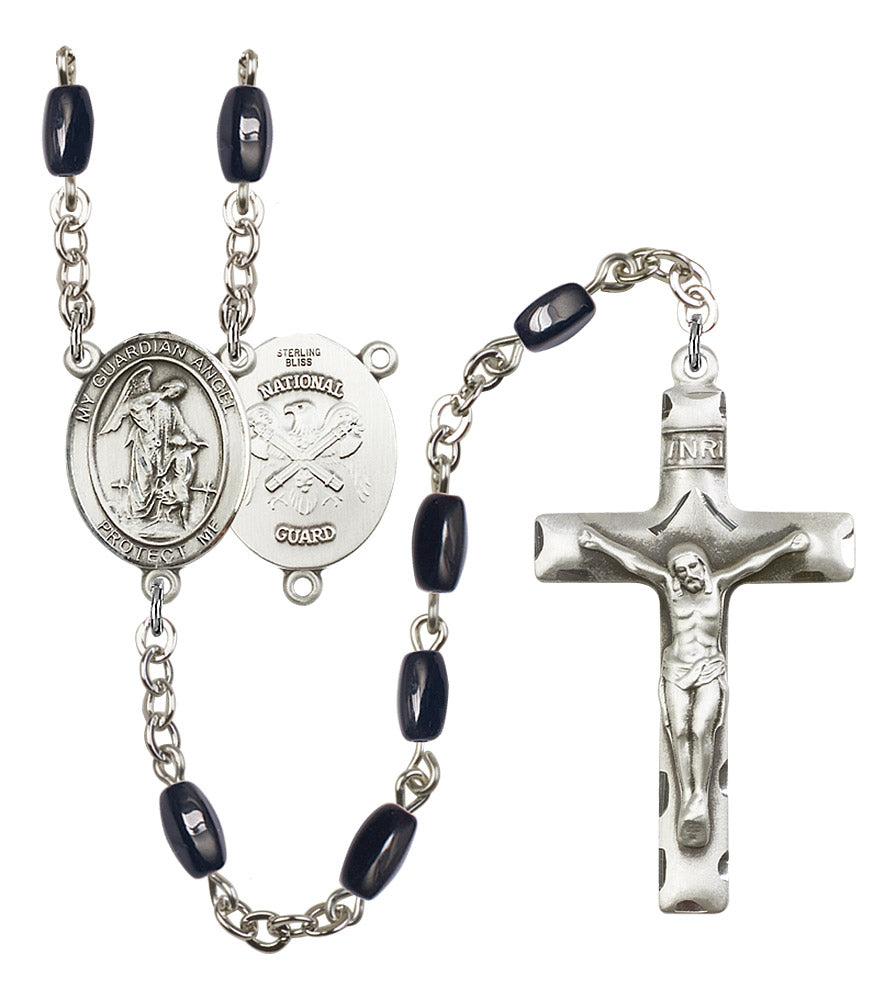 Guardian Angel / National Guard Rosary - 6 Bead Options (8118SS5)