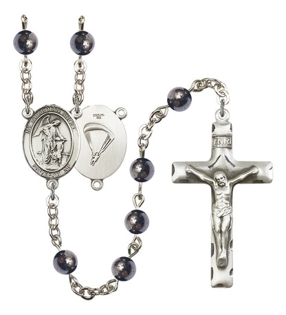 Guardian Angel/Paratrooper Rosary - 6 Bead Options (8118SS7)
