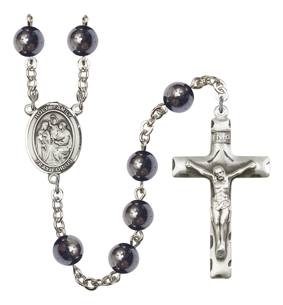 Holy Family Rosary - 6 Bead Options (8218SS)
