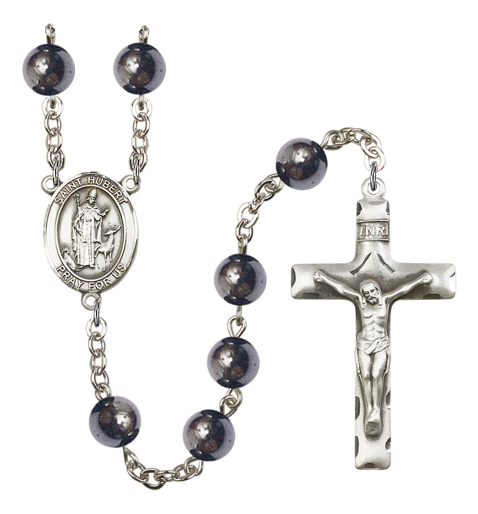 St. Hubert of Liege Rosary - 6 Bead Options (8045SS)