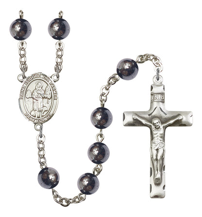 St. Isidore The Farmer Rosary - 6 Bead Options (8276SS)