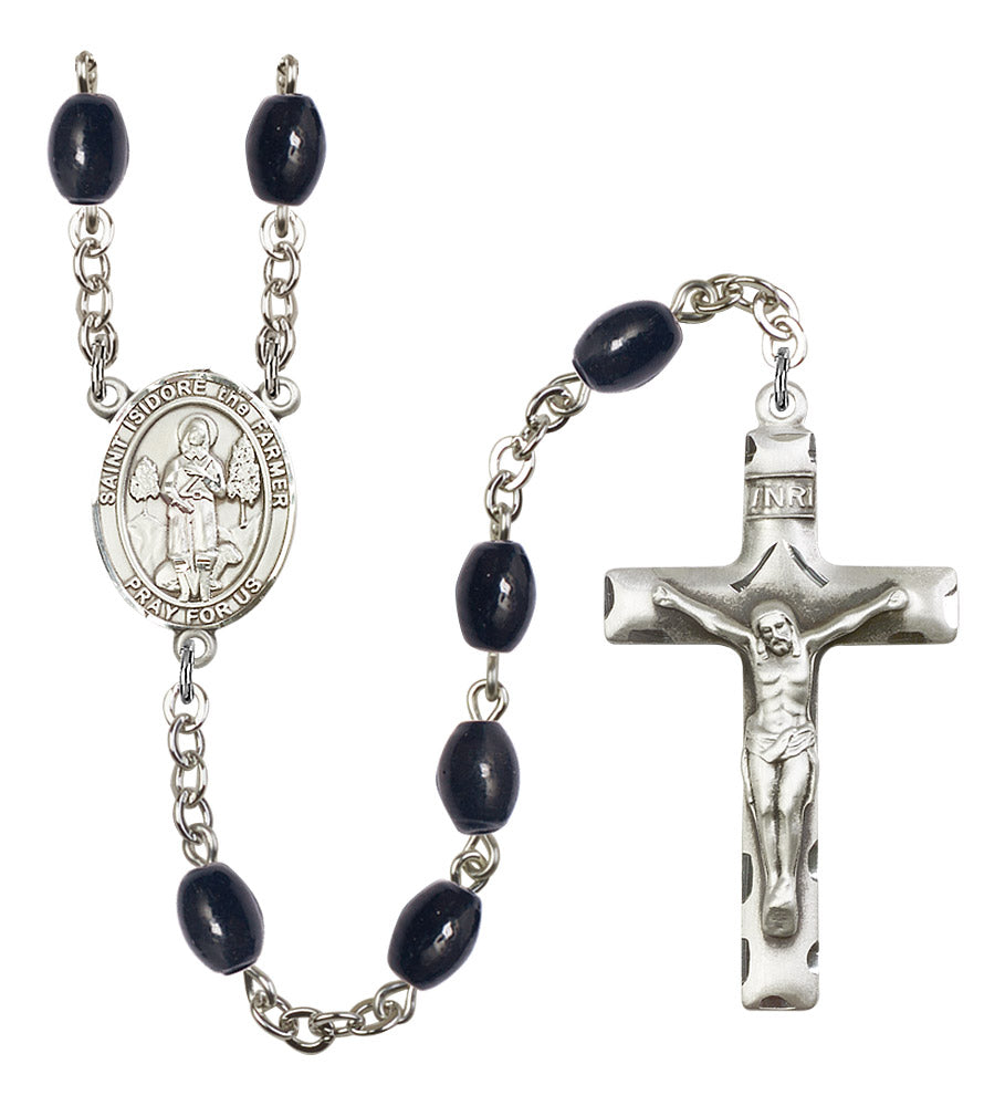 St. Isidore The Farmer Rosary - 6 Bead Options (8276SS)