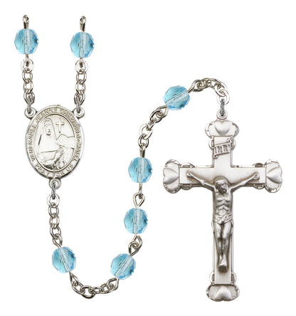Venerable Jeanne Chezard De Matel Rosary - 6MM Fire Polished Beads (8401SS)