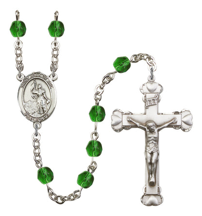 St. Joan of Arc Rosary - 6MM Fire Polished Beads (8053SS)