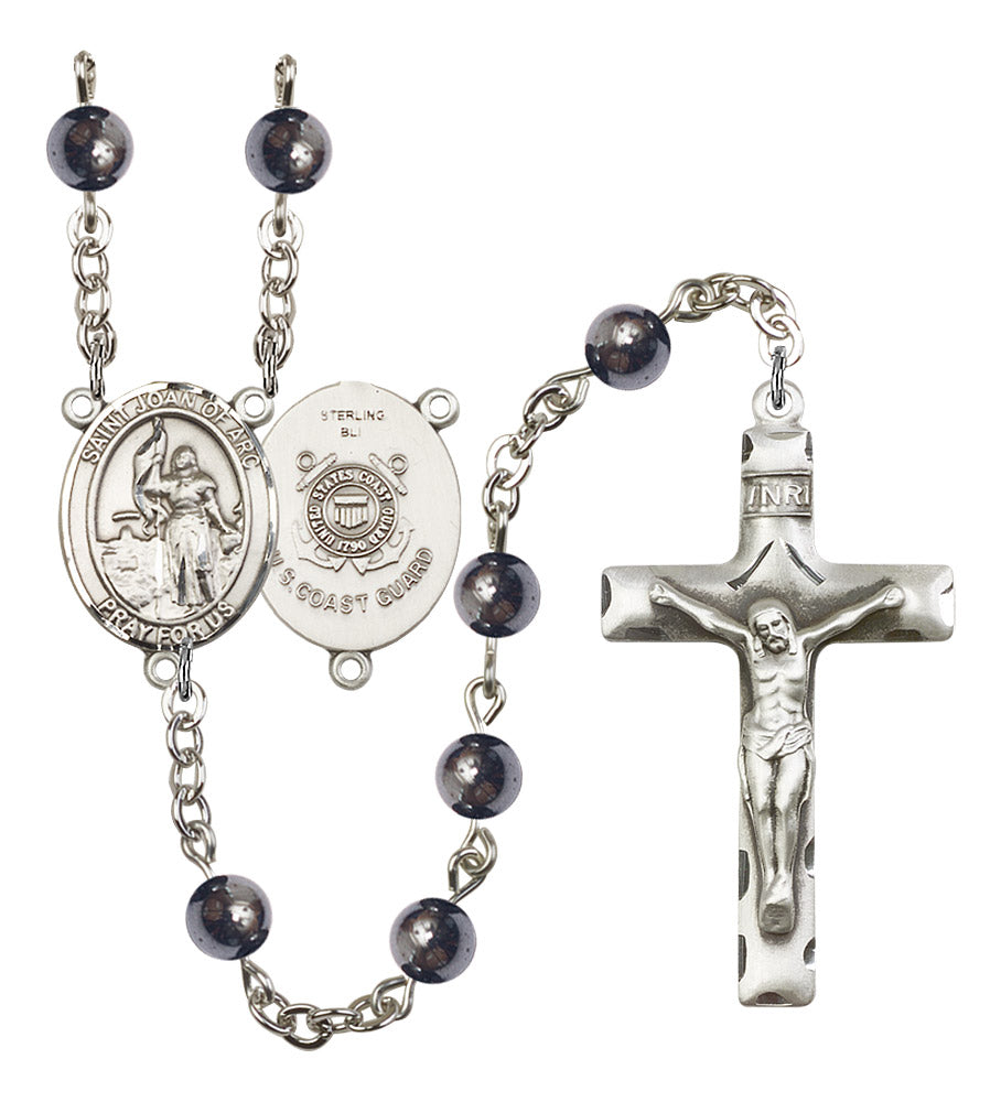 St. Joan of Arc /Coast Guard Rosary - 6 Bead Options (8053SS3)