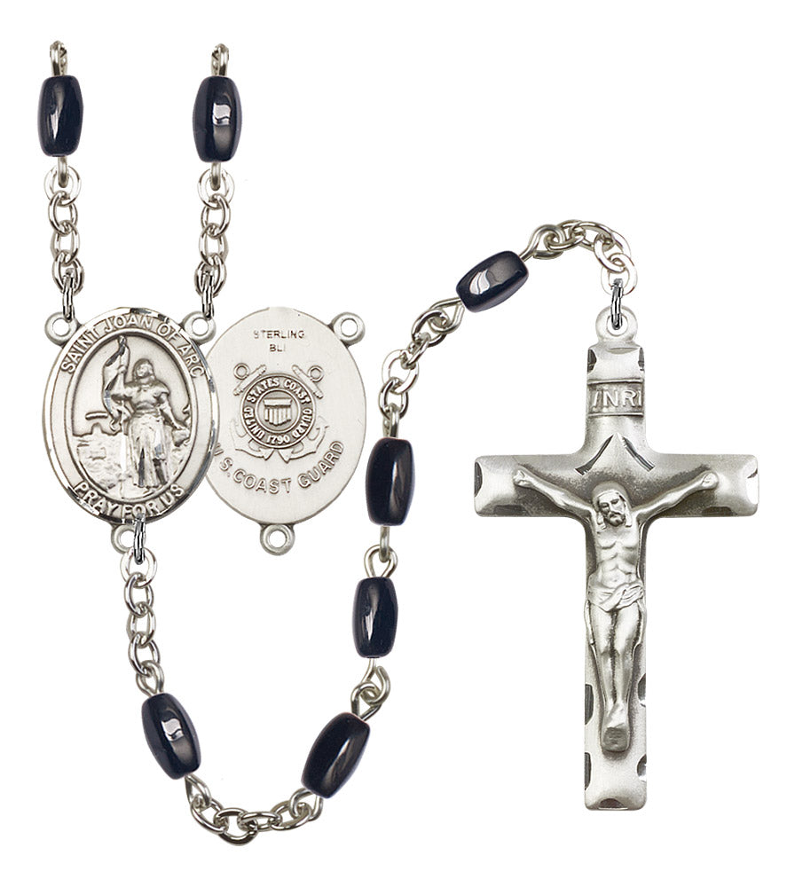 St. Joan of Arc /Coast Guard Rosary - 6 Bead Options (8053SS3)