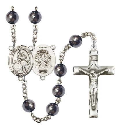 St. Joan of Arc / National Guard Rosary - 6 Bead Options (8053SS5)