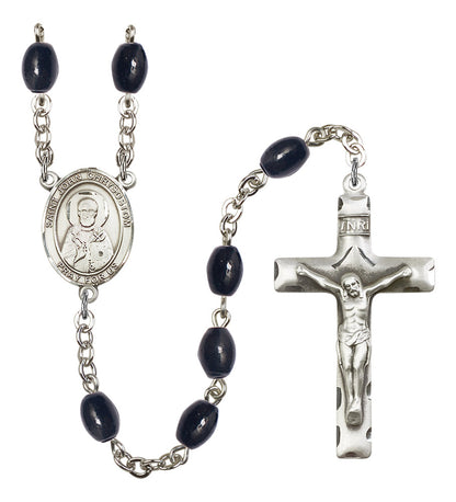 St. John Chrysostom Rosary - 6 Bead Options (8357SS)