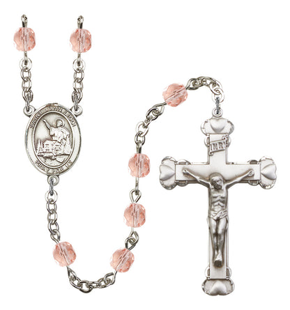 St. John Licci Rosary - 6MM Fire Polished Beads (8358SS)