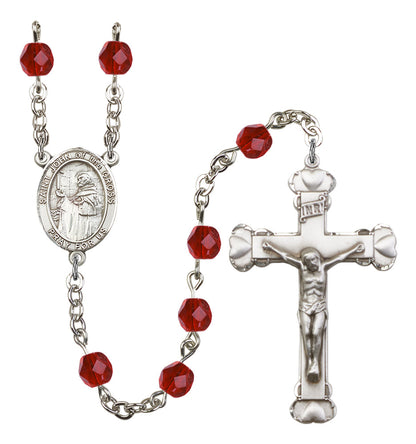 St. John of The Cross Rosary - 6MM Fire Polished Beads (8231SS)