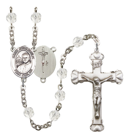 St. John Paul II Rosary - 6MM Fire Polished Beads (8234SS)