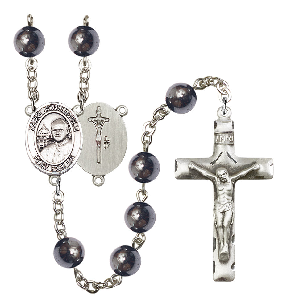 St. John Paul II Rosary - 6 Bead Options (8234SS)