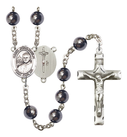 St. John Paul II Rosary - 6 Bead Options (8234SS)