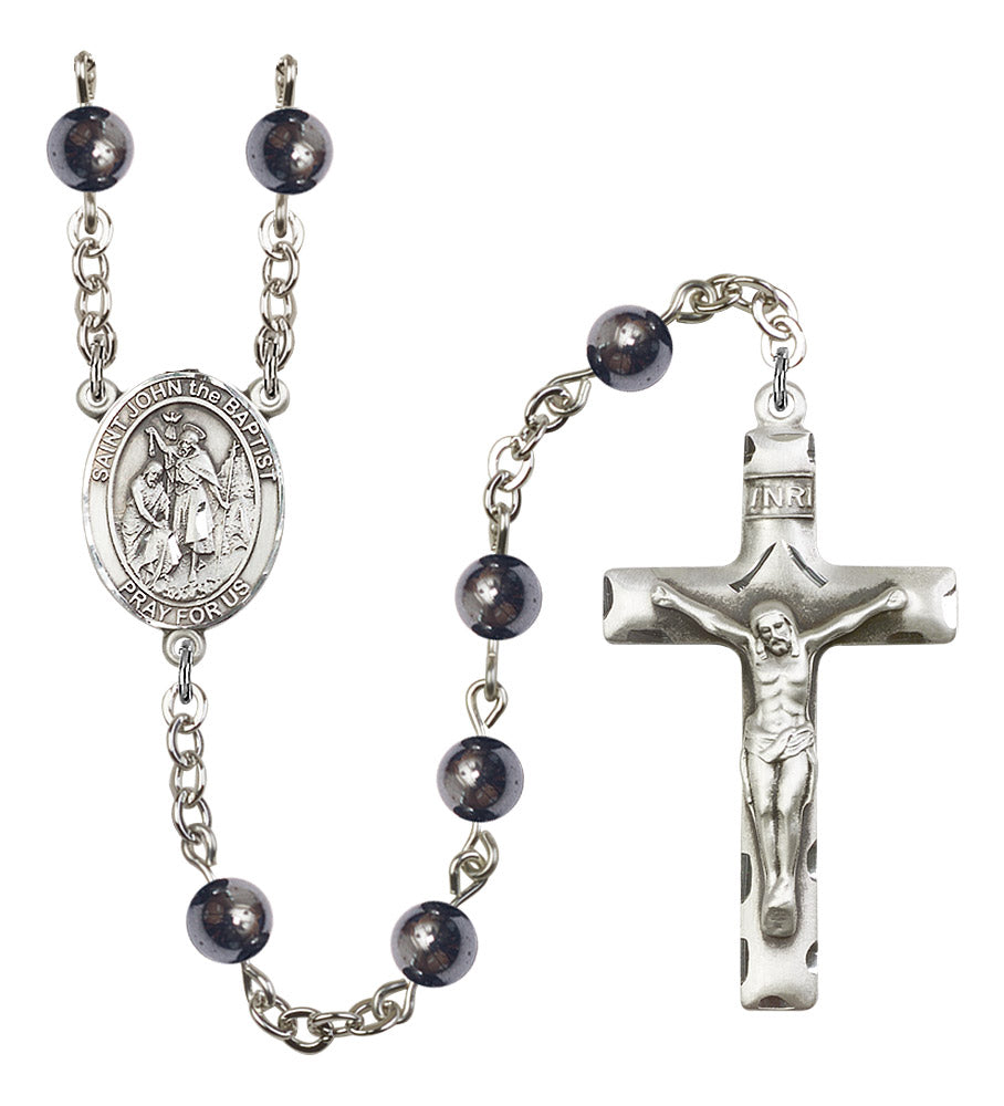 St. John The Baptist Rosary - 6 Bead Options (8054SS)