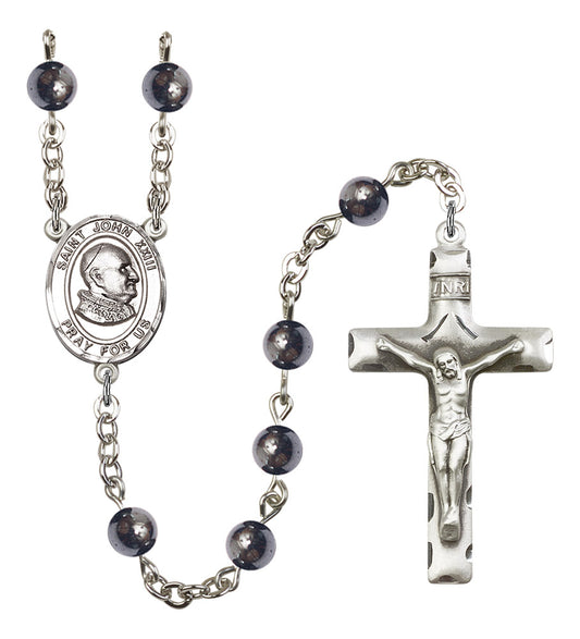 St. John XXIII Rosary - 6 Bead Options (8455SS)