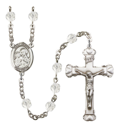 St. Joseph Rosary - 6MM Fire Polished Beads (8058SS)