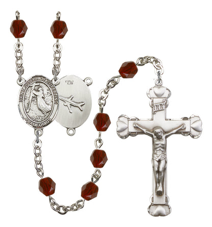 St. Joseph of Cupertino Rosary - 6MM Fire Polished Beads (8057SS)