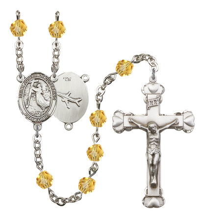St. Joseph of Cupertino Rosary - 6MM Fire Polished Beads (8057SS)