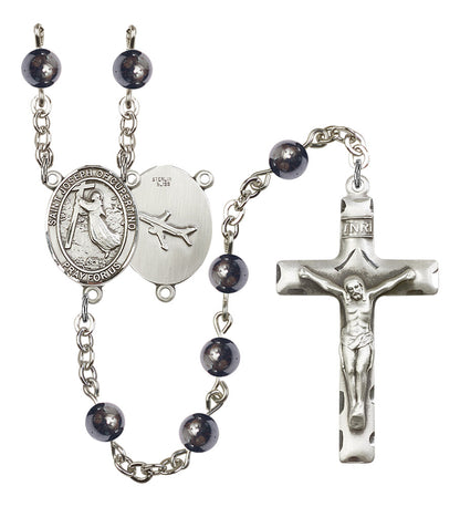 St. Joseph of Cupertino Rosary - 6 Bead Options (8057SS)