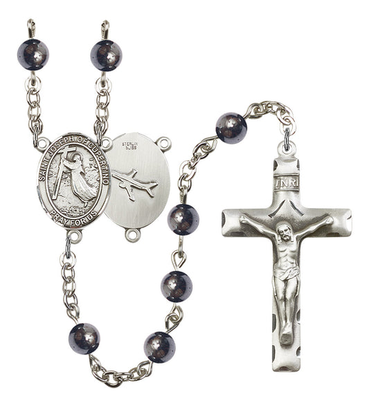 St. Joseph of Cupertino Rosary - 6 Bead Options (8057SS)