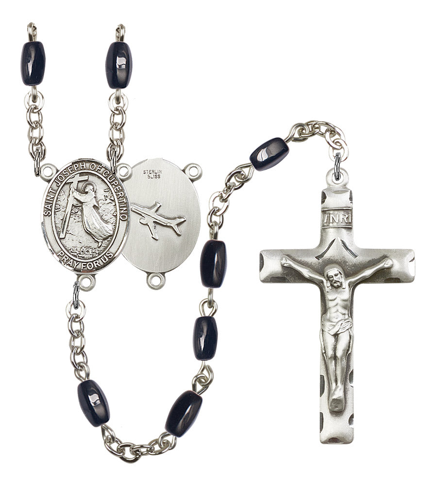 St. Joseph of Cupertino Rosary - 6 Bead Options (8057SS)