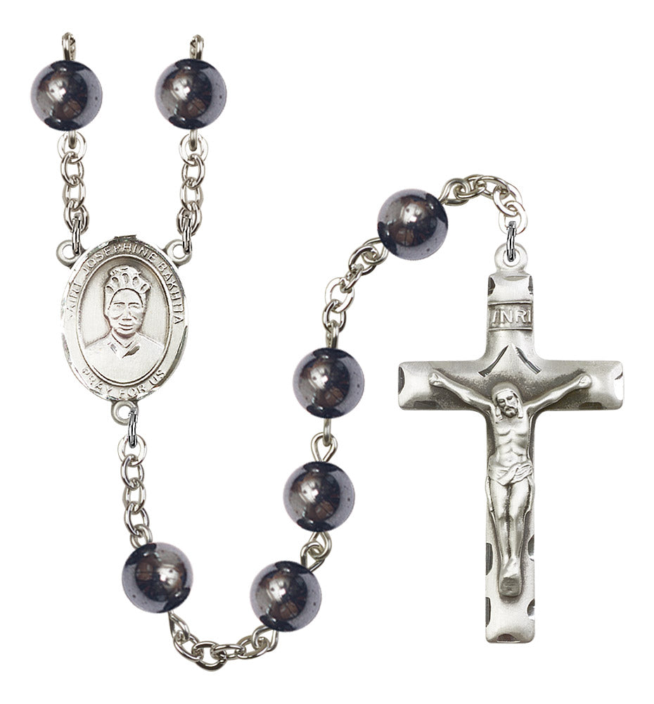 St. Josephine Bakhita Rosary - 6 Bead Options (8360SS)