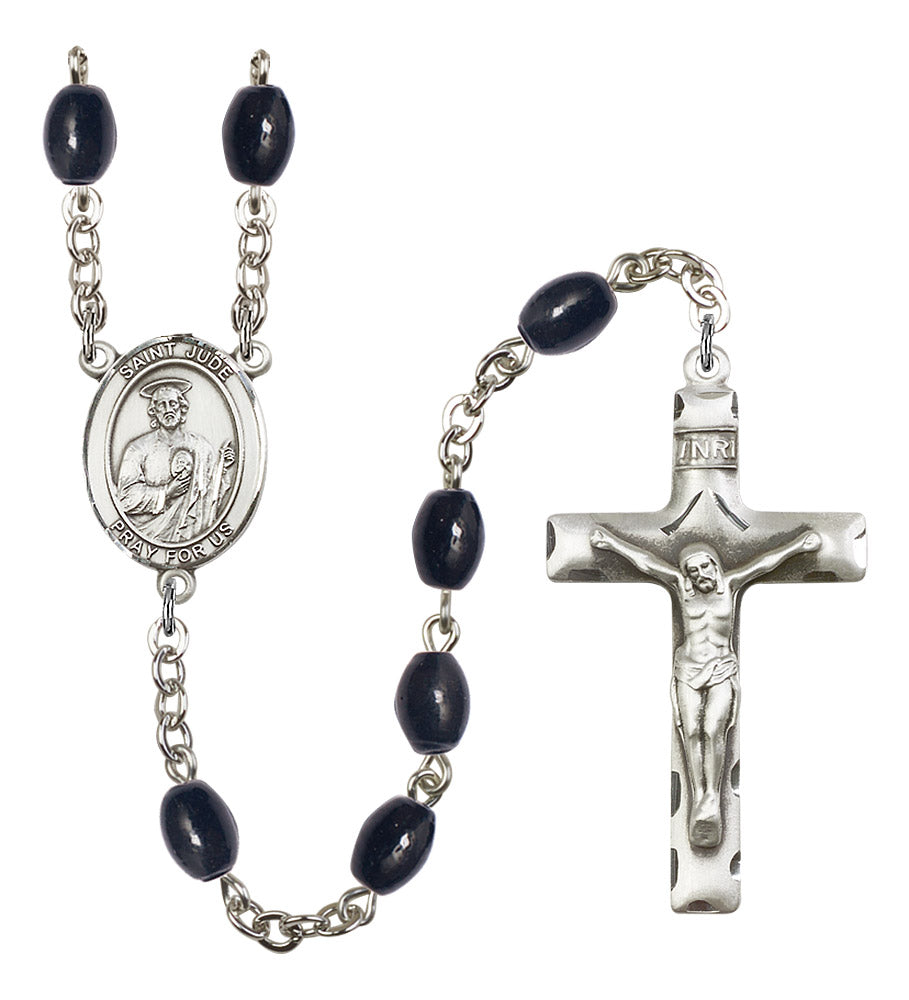 St. Jude Thaddeus Rosary - 6 Bead Options (8060SS)